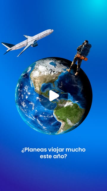 Reel de Universal Assistance con un avión que da la vuelta al mundo