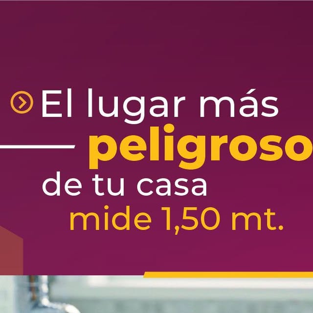 Placa de Rodin: “El lugar más peligroso de tu casa mide 1,50 mt.”
